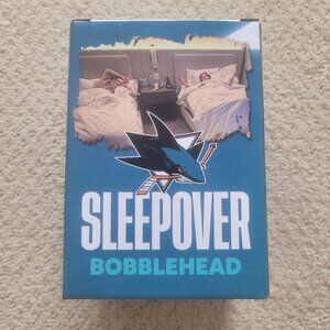NWT San Jose Sharks Sleepover Bobblehead